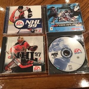 4 Hockey pc cd games